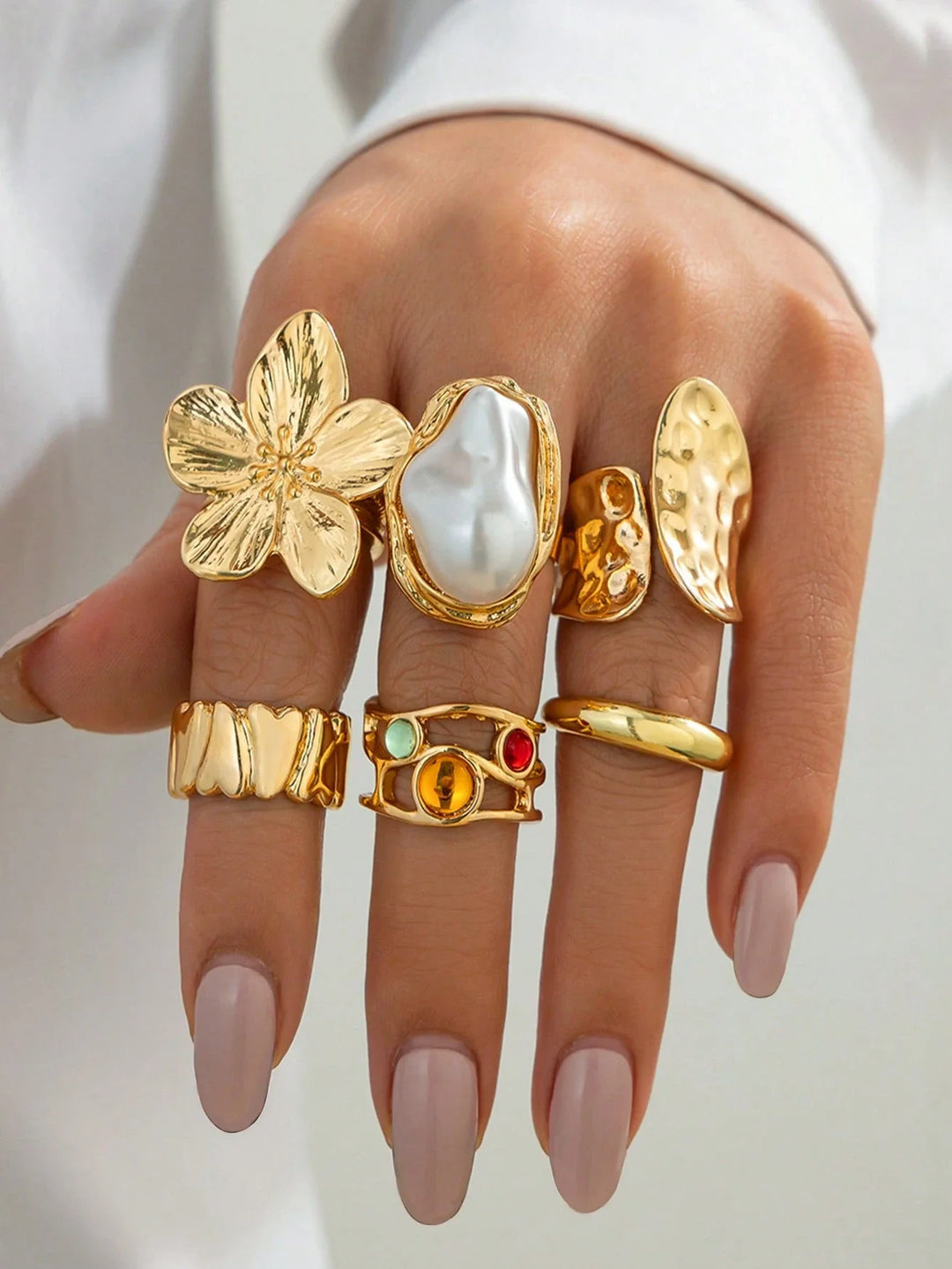 Gold Ring Set