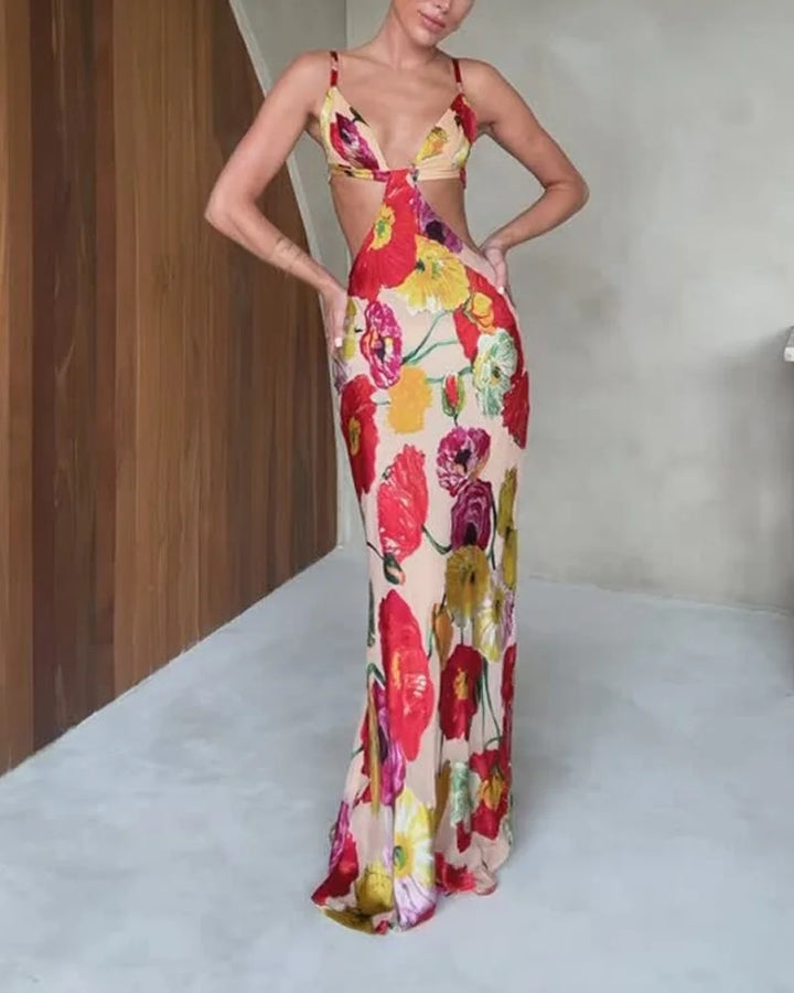 Marta - Floral Strappy Dress