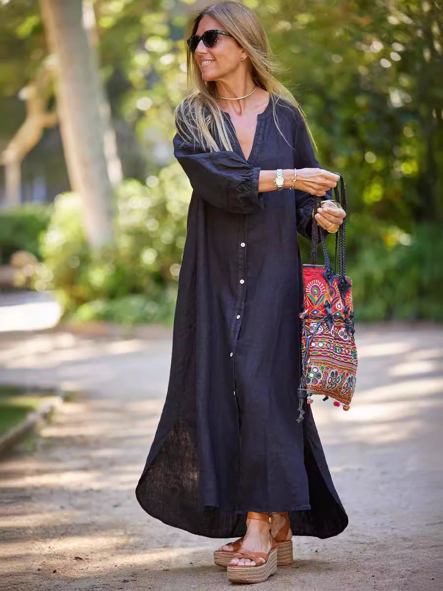 Zaira™ – Button Dress