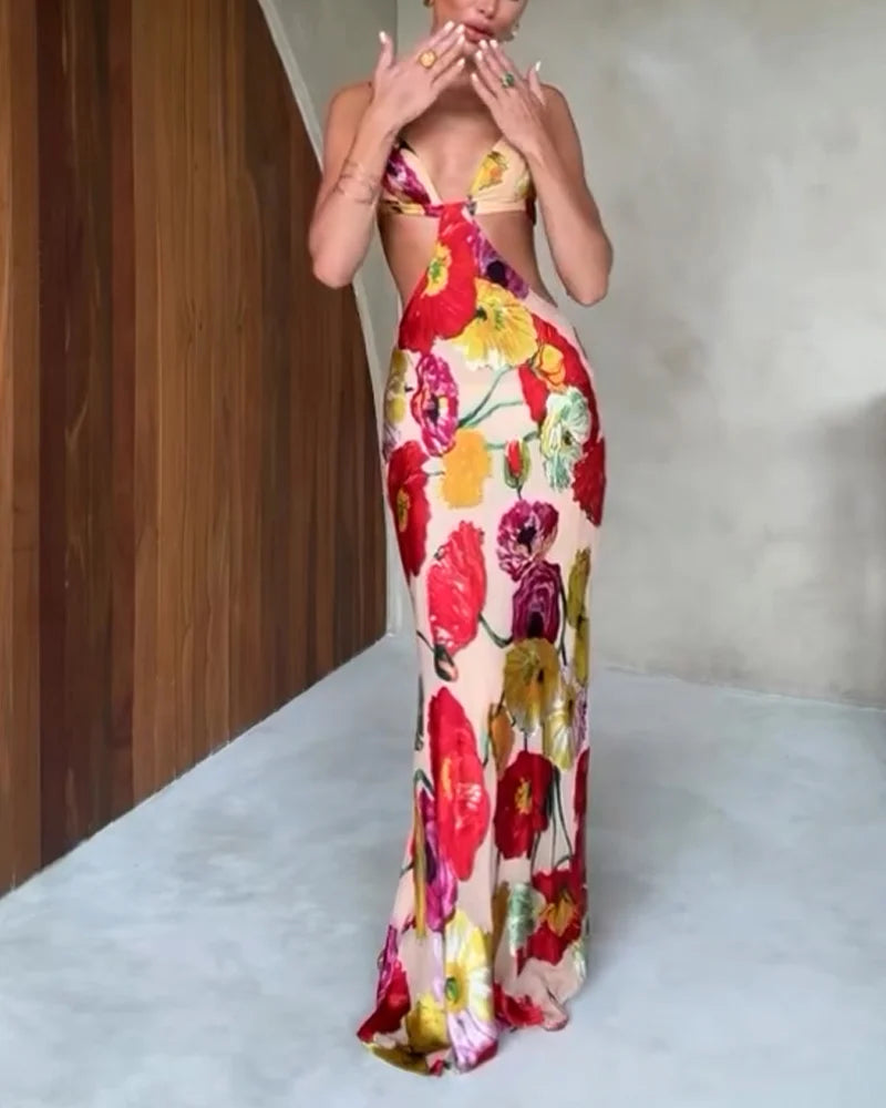 Marta - Floral Strappy Dress