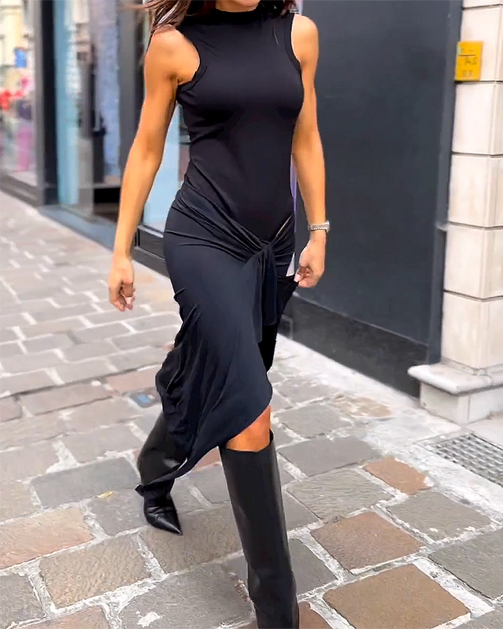 Lina™ – Long Sleeveless Dress