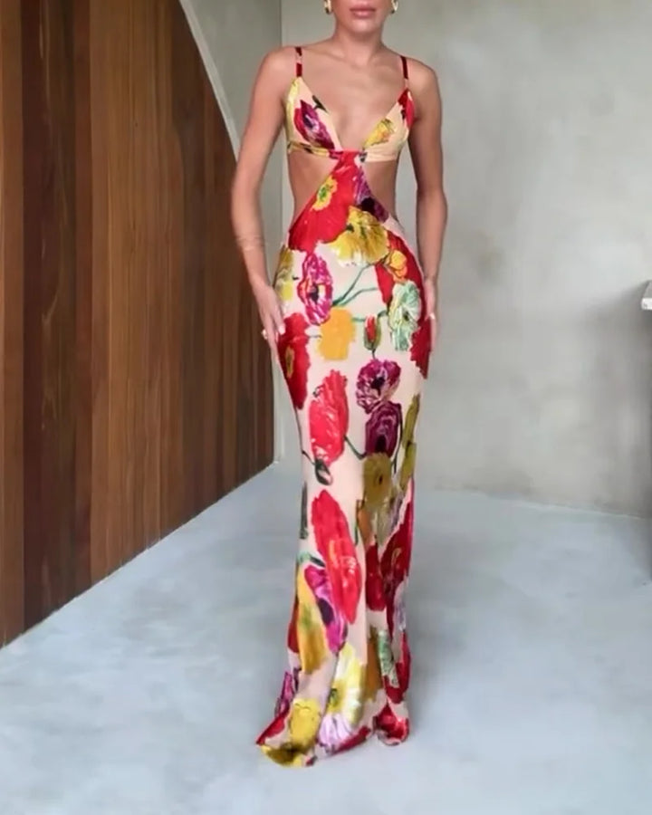 Marta - Floral Strappy Dress