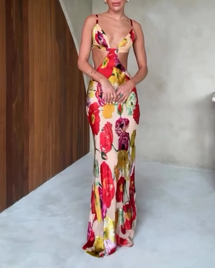 Marta - Floral Strappy Dress